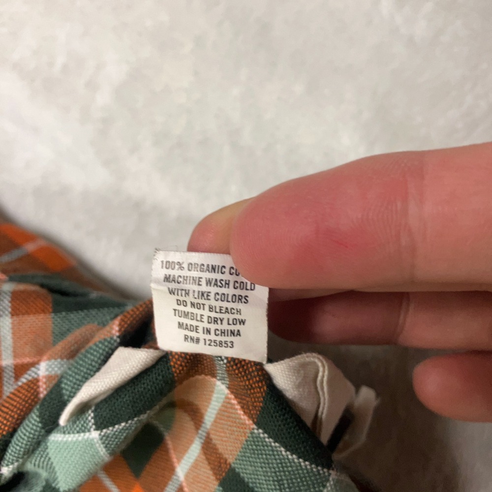 Taylor Stitch The Jack Button Down Rust Plaid Oxford Shirt Mens 40 / M Huckberry - Picture 7 of 8